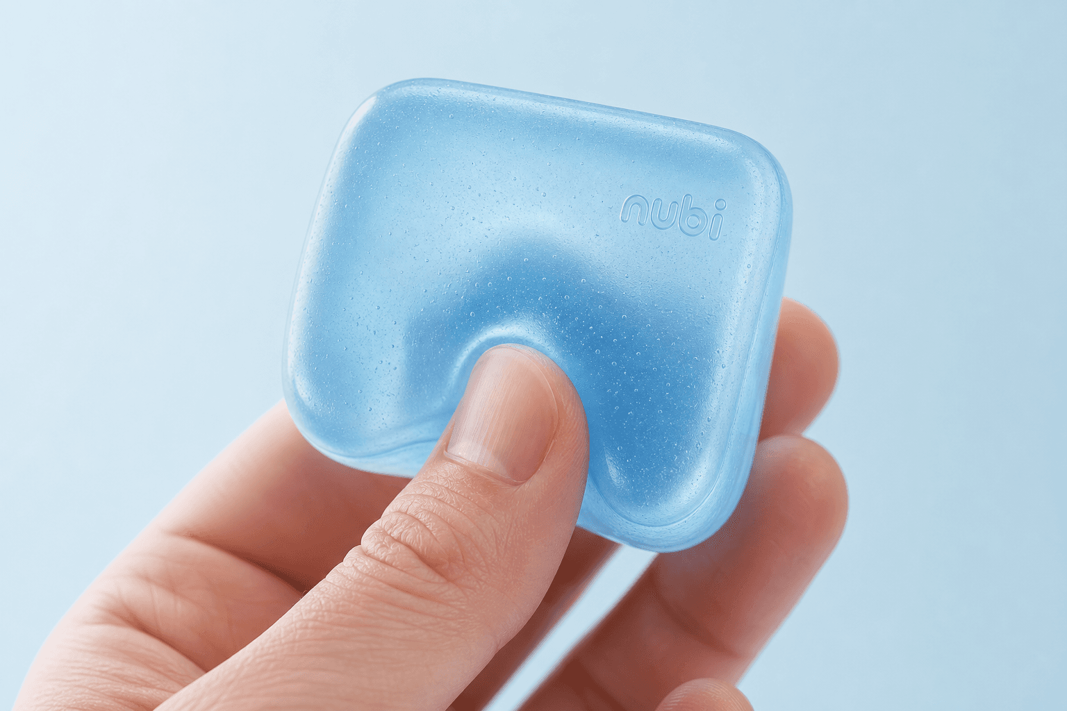 Nubi Nice Cube — slow-rise cube squishy for desk calm